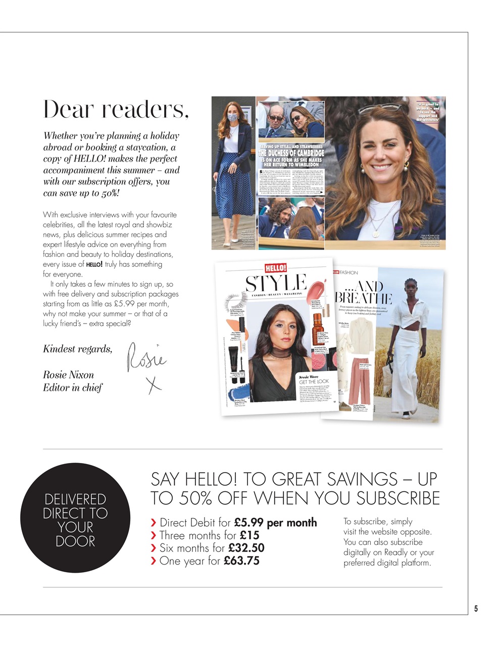 Hello! Magazine Preview Pages