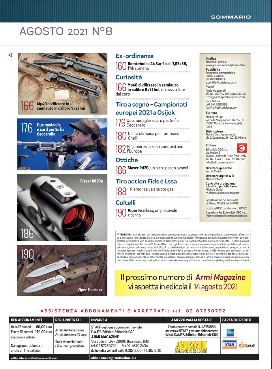 ARMI MAGAZINE Preview Pages