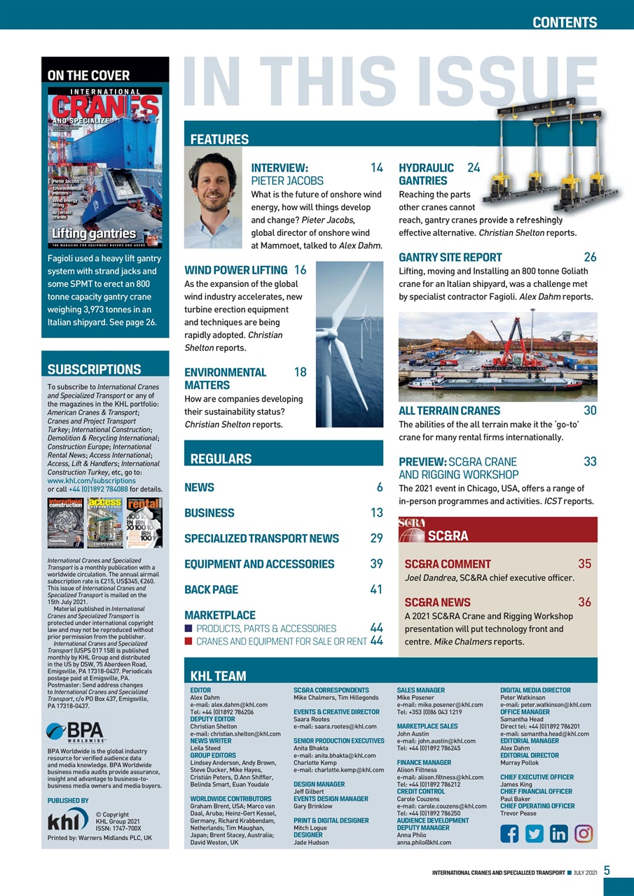 Int. Cranes and Specialized Transp Preview Pages