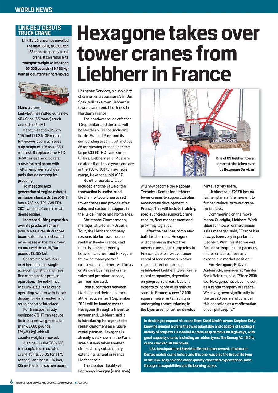 Int. Cranes and Specialized Transp Preview Pages