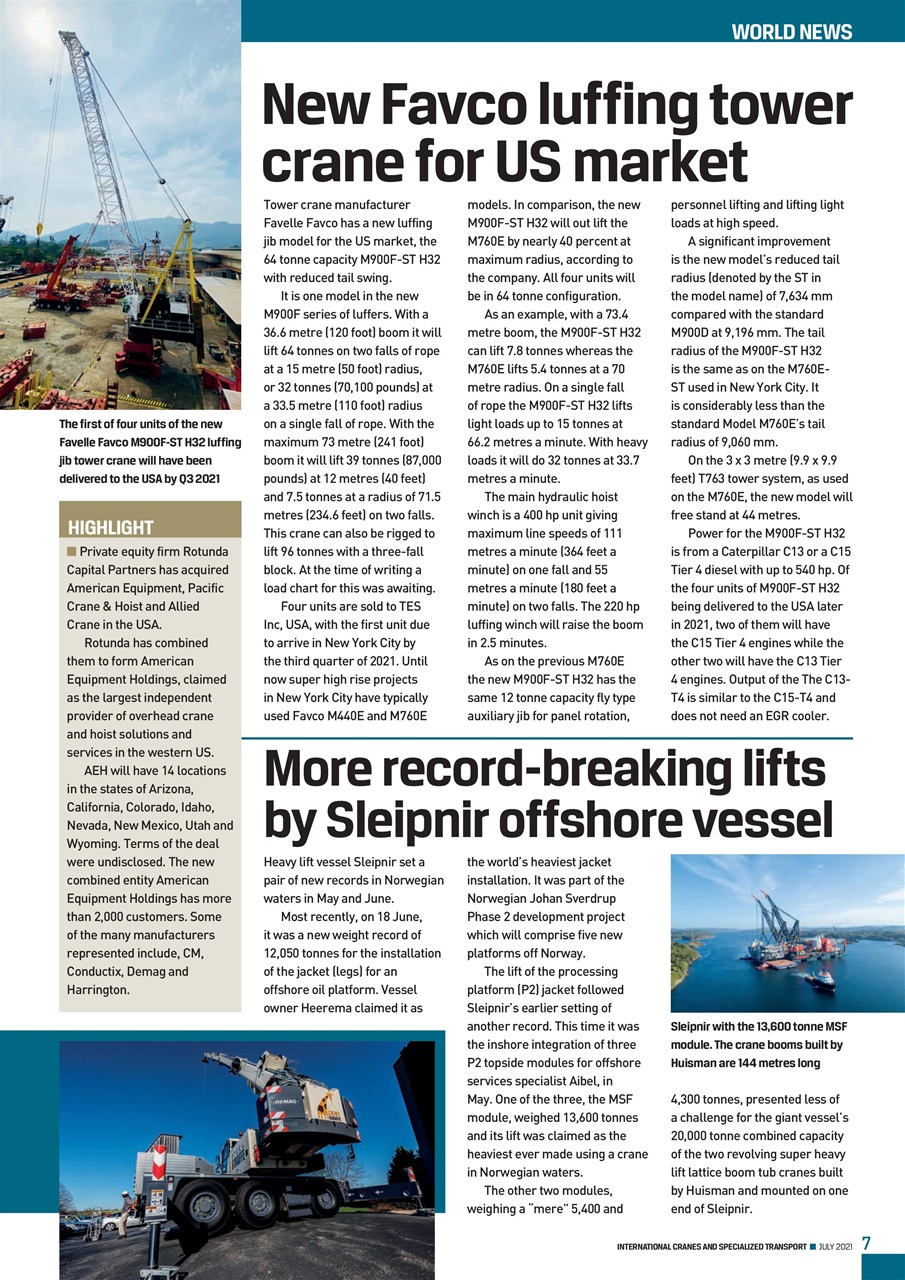 Int. Cranes and Specialized Transp Preview Pages