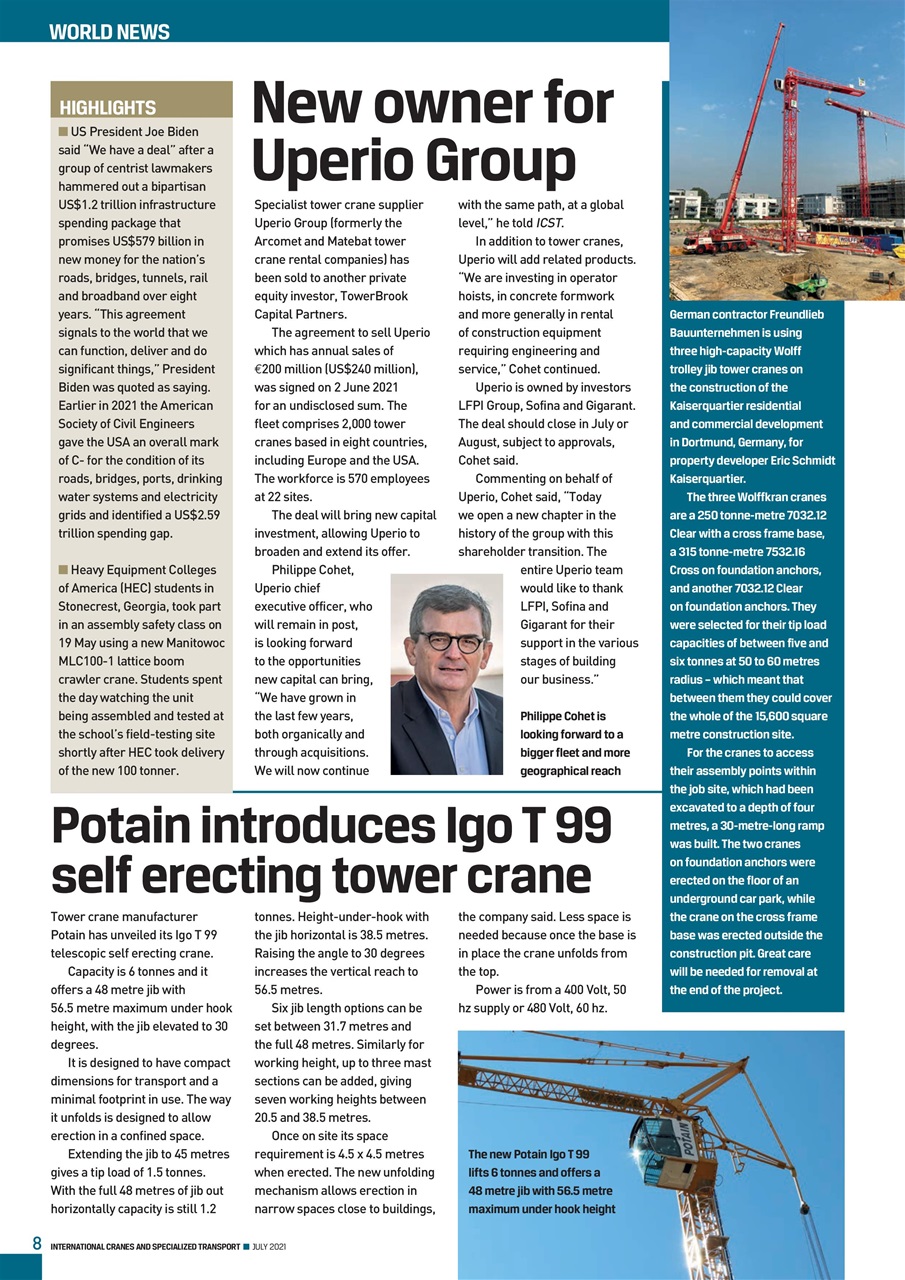 Int. Cranes and Specialized Transp Preview Pages