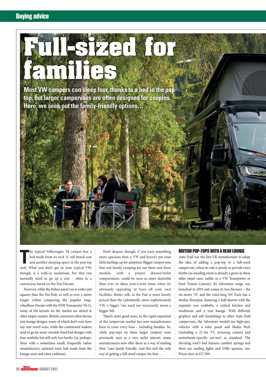 What Motorhome magazine Preview Pages