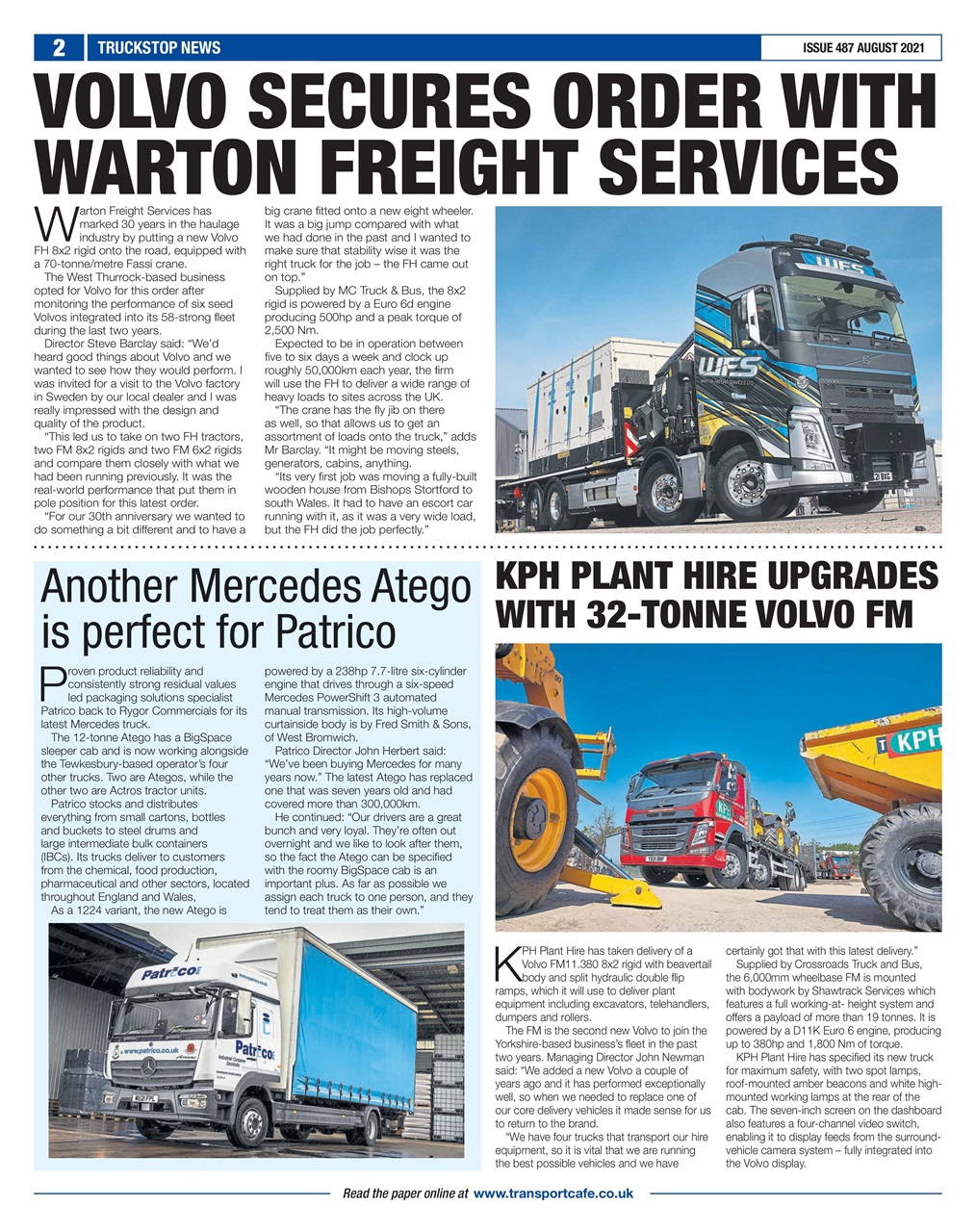 Truckstop News Preview Pages