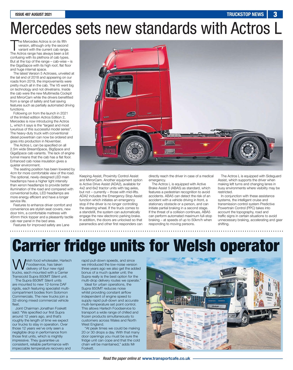 Truckstop News Preview Pages