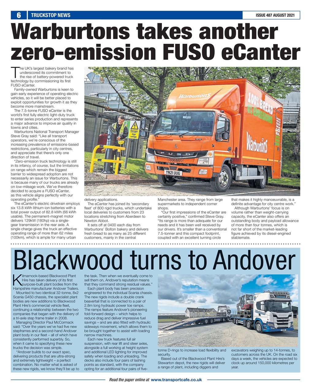 Truckstop News Preview Pages