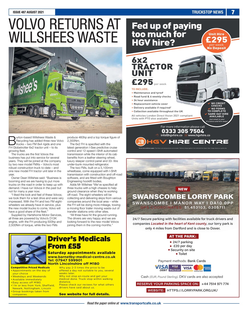 Truckstop News Preview Pages