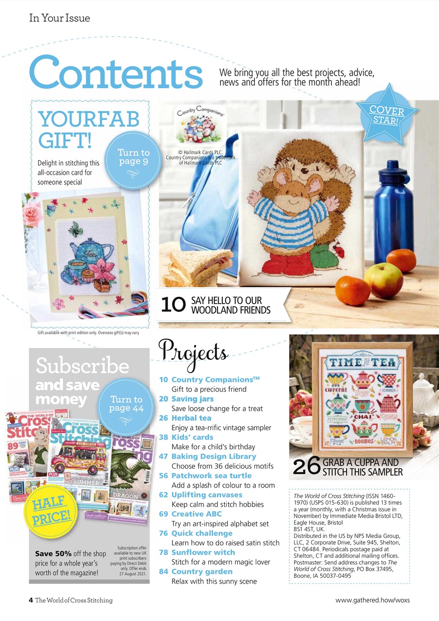 The World of Cross Stitching Preview Pages