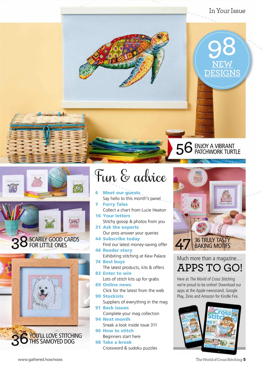 The World of Cross Stitching Preview Pages