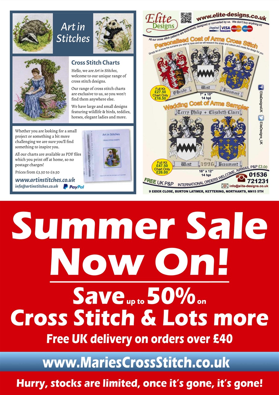 The World of Cross Stitching Preview Pages