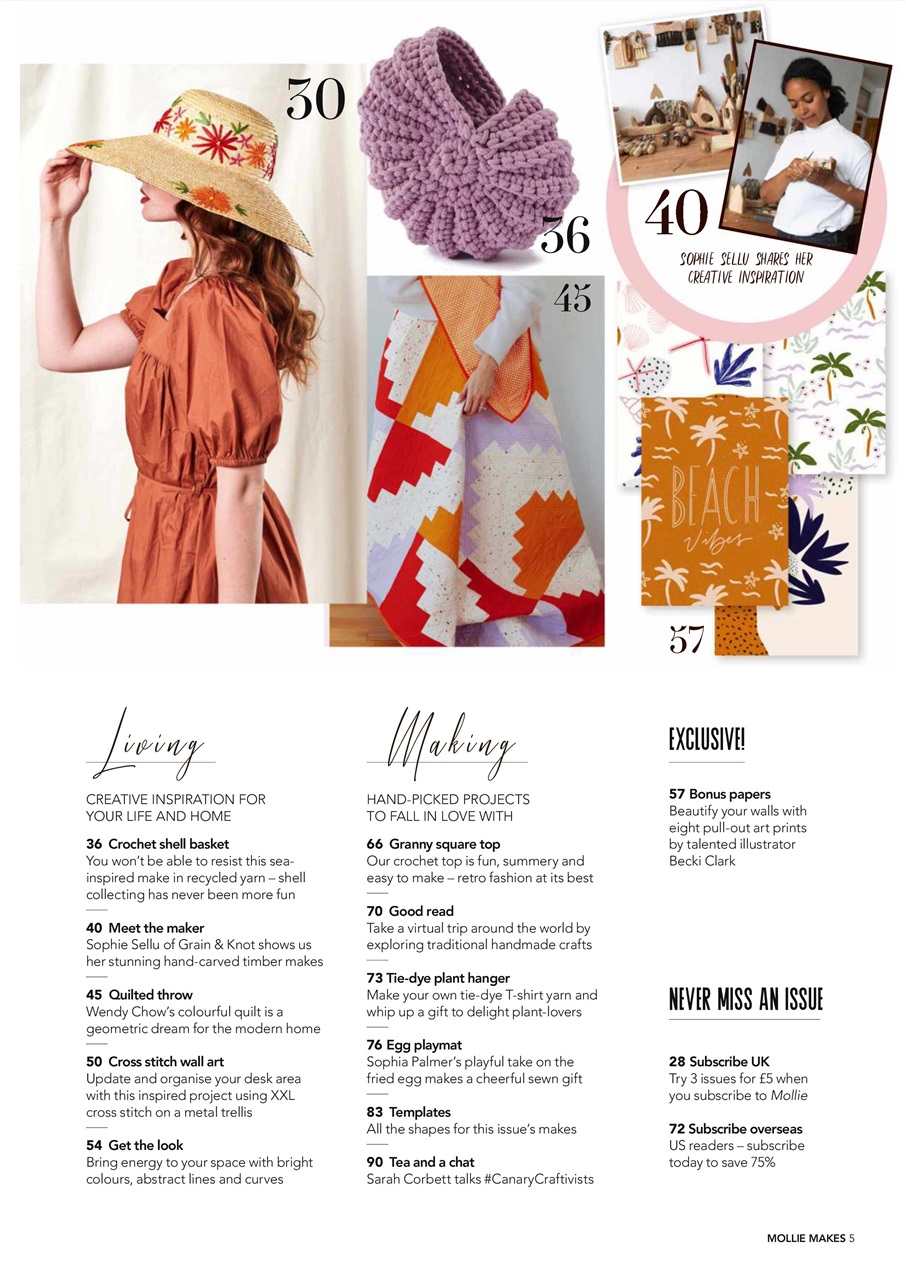 Mollie magazine Preview Pages