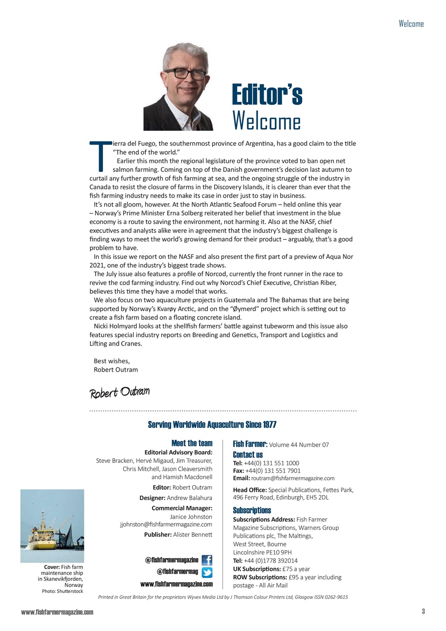 Fish Farmer Magazine Preview Pages