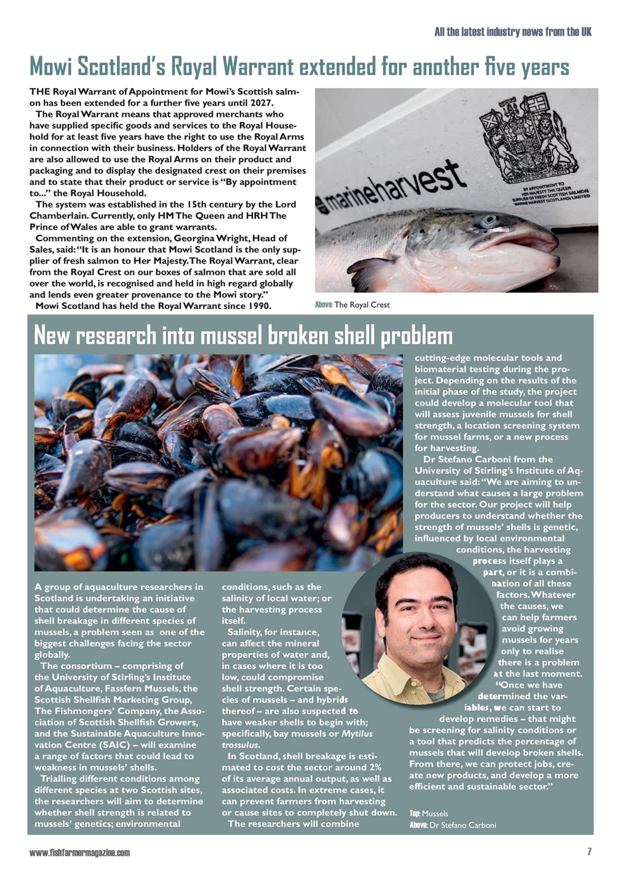 Fish Farmer Magazine Preview Pages