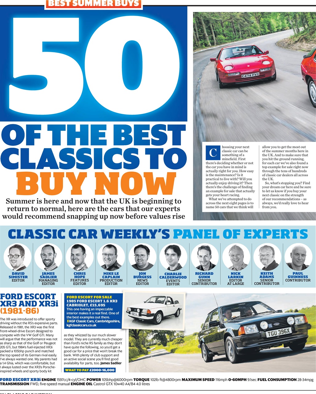 Classic Car Weekly Preview Pages