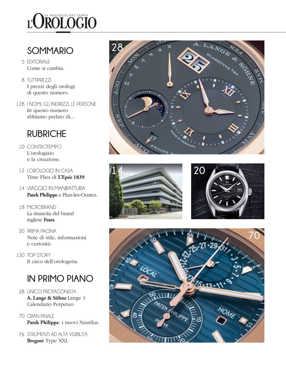 L'Orologio Preview Pages