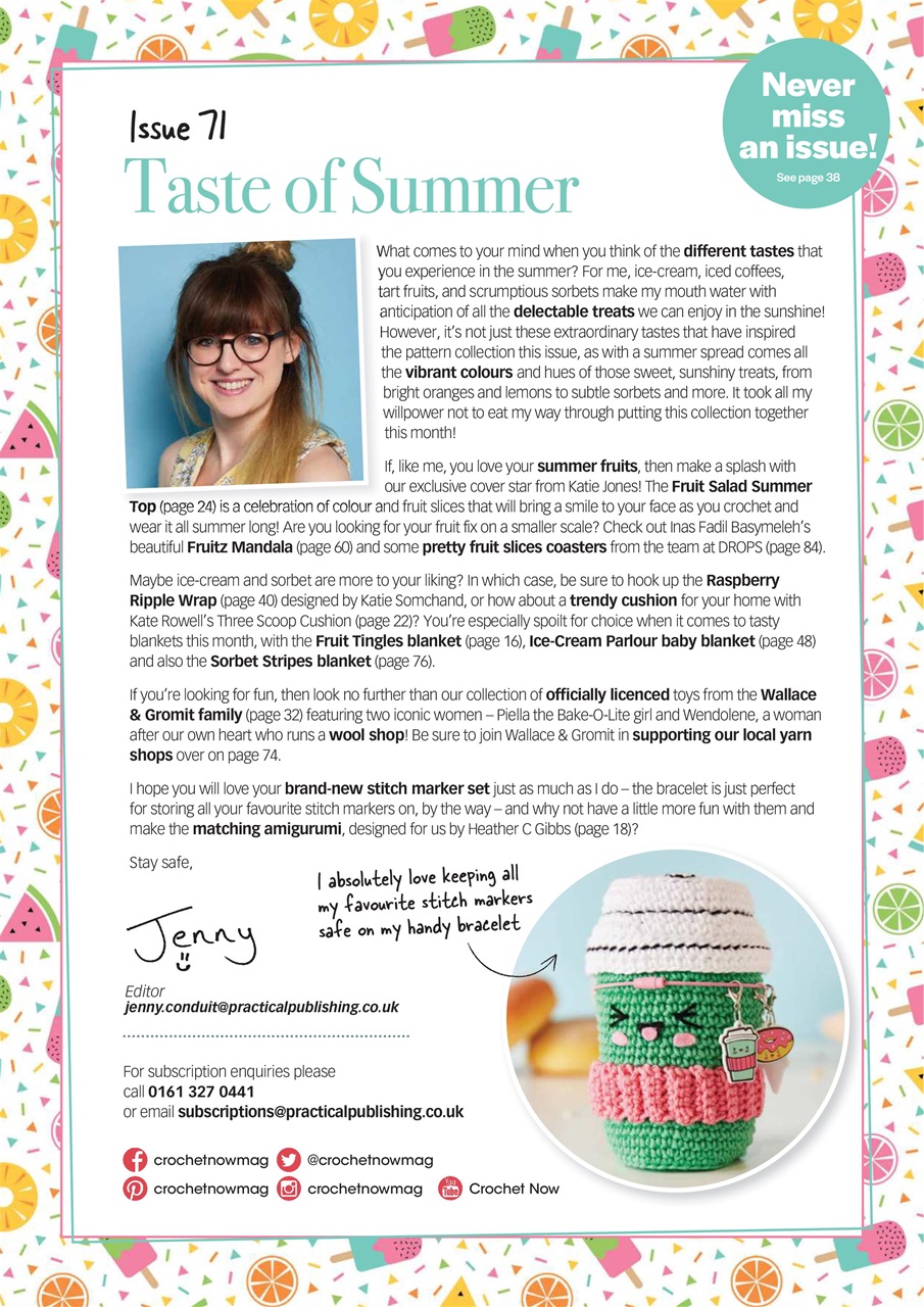 Crochet Now Magazine Preview Pages