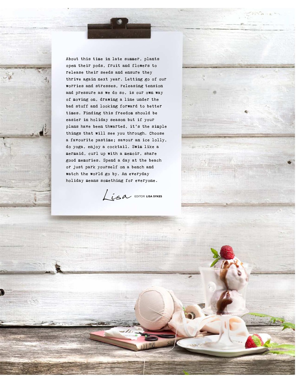 The Simple Things Preview Pages