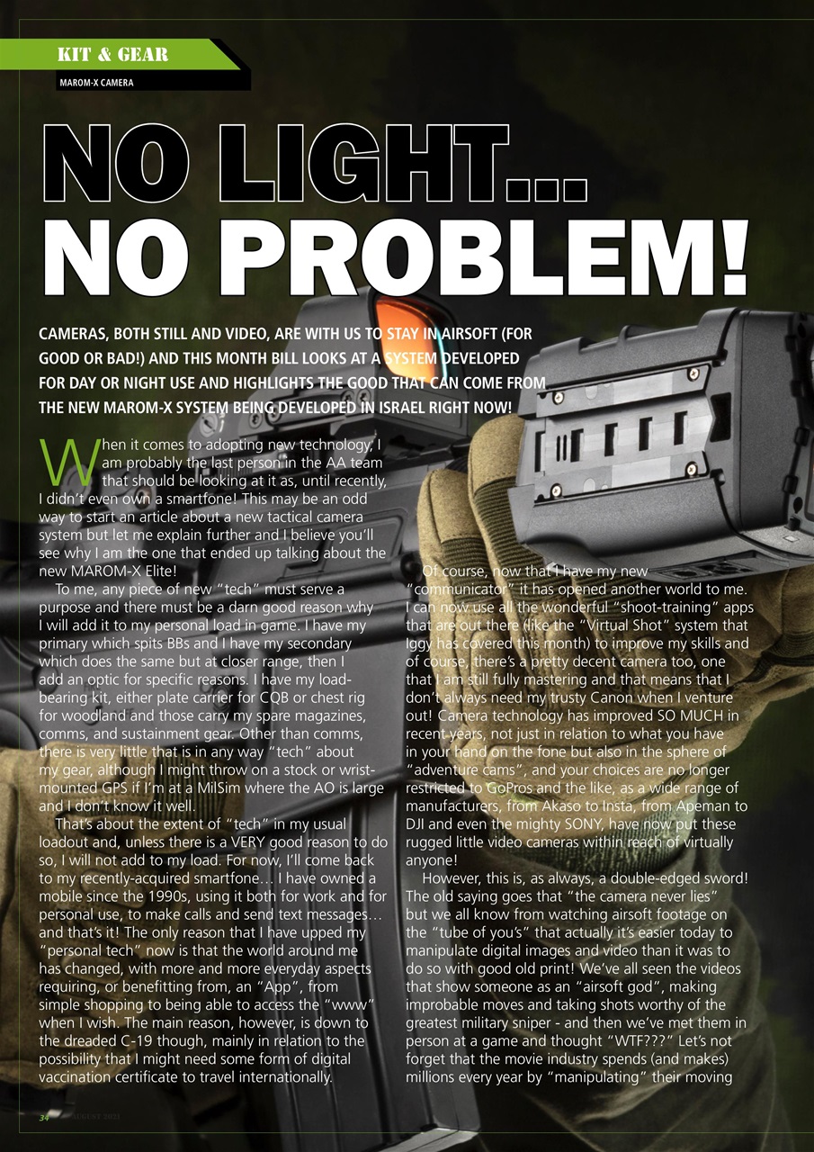 Airsoft Action Preview Pages