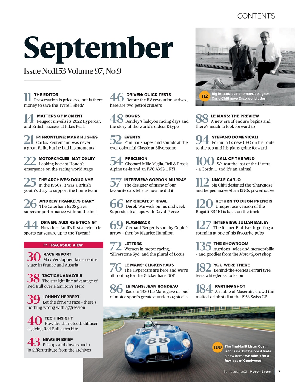 Motor Sport Magazine Preview Pages