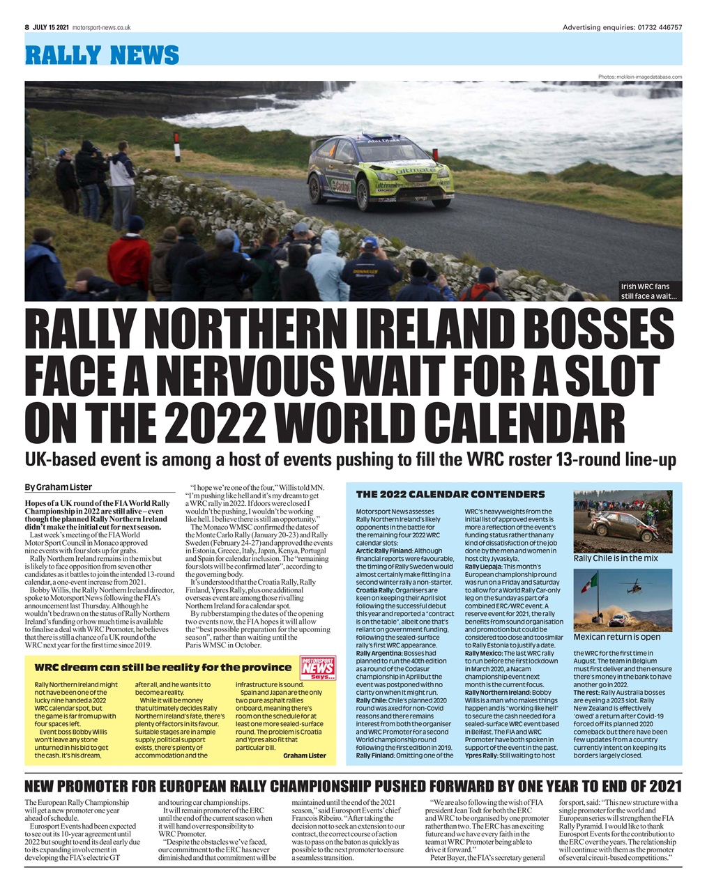 Motorsport News Preview Pages