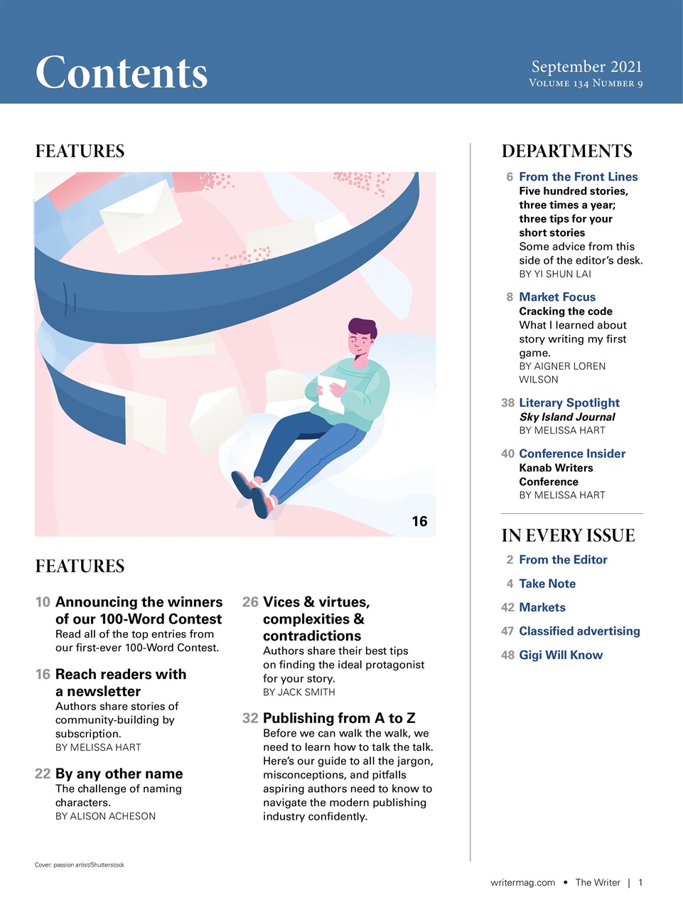 The Writer Preview Pages