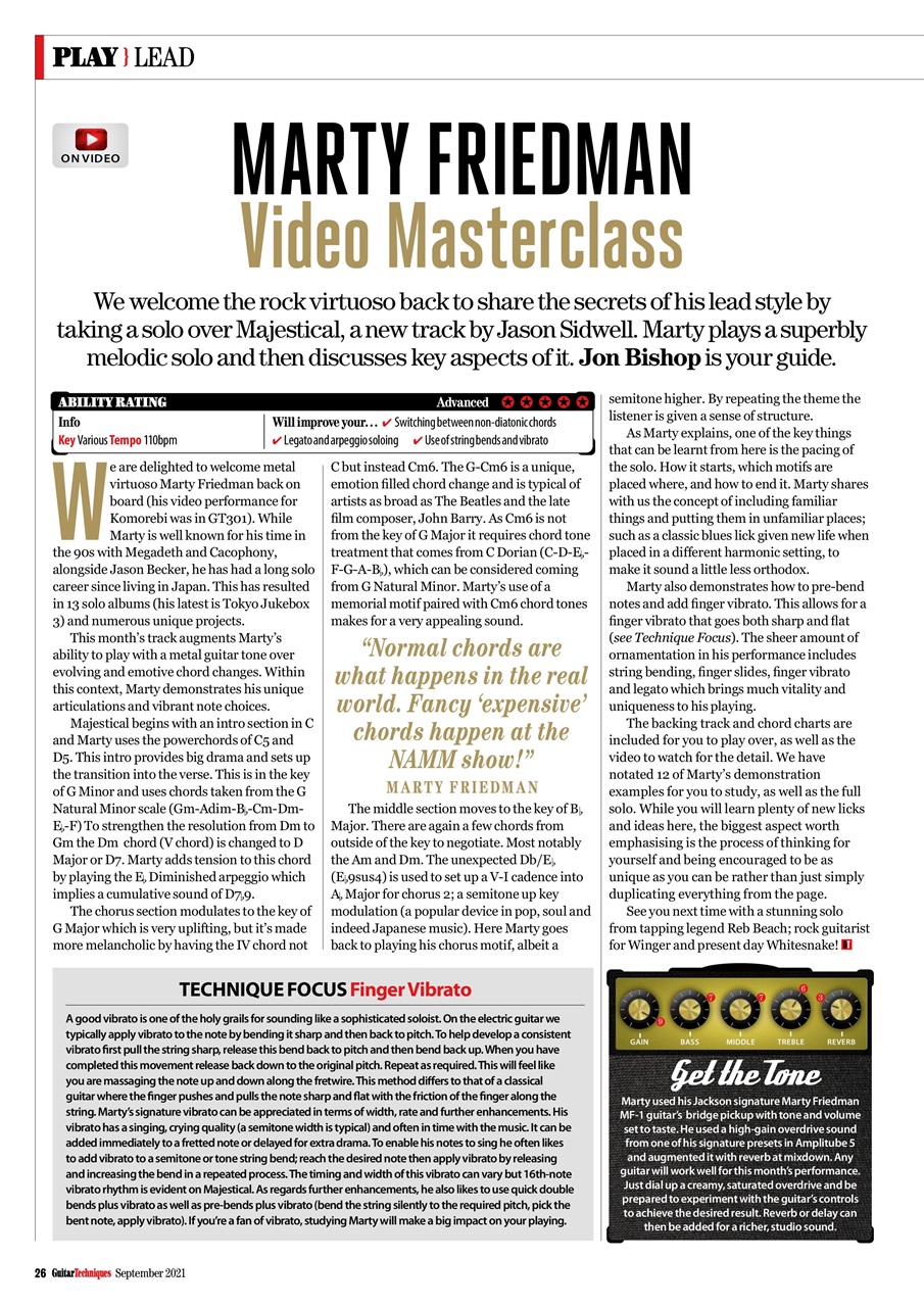 Guitar Techniques Preview Pages