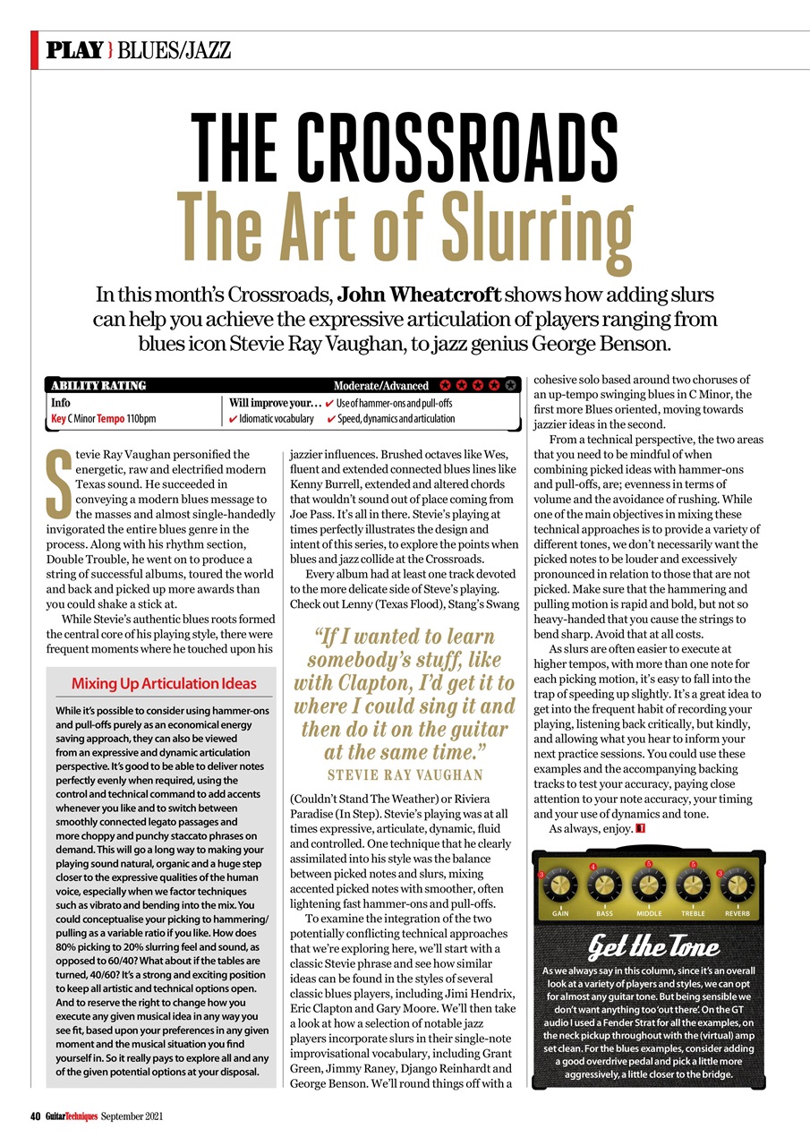 Guitar Techniques Preview Pages