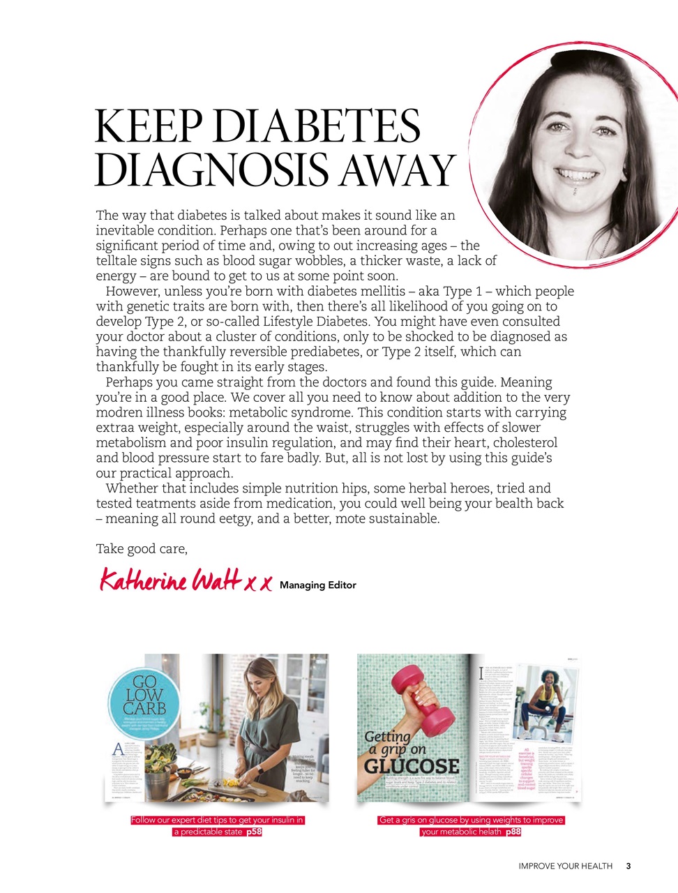 Improve Your Health Preview Pages