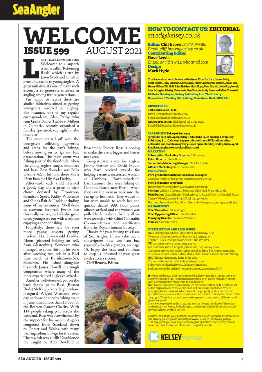 Sea Angler Preview Pages