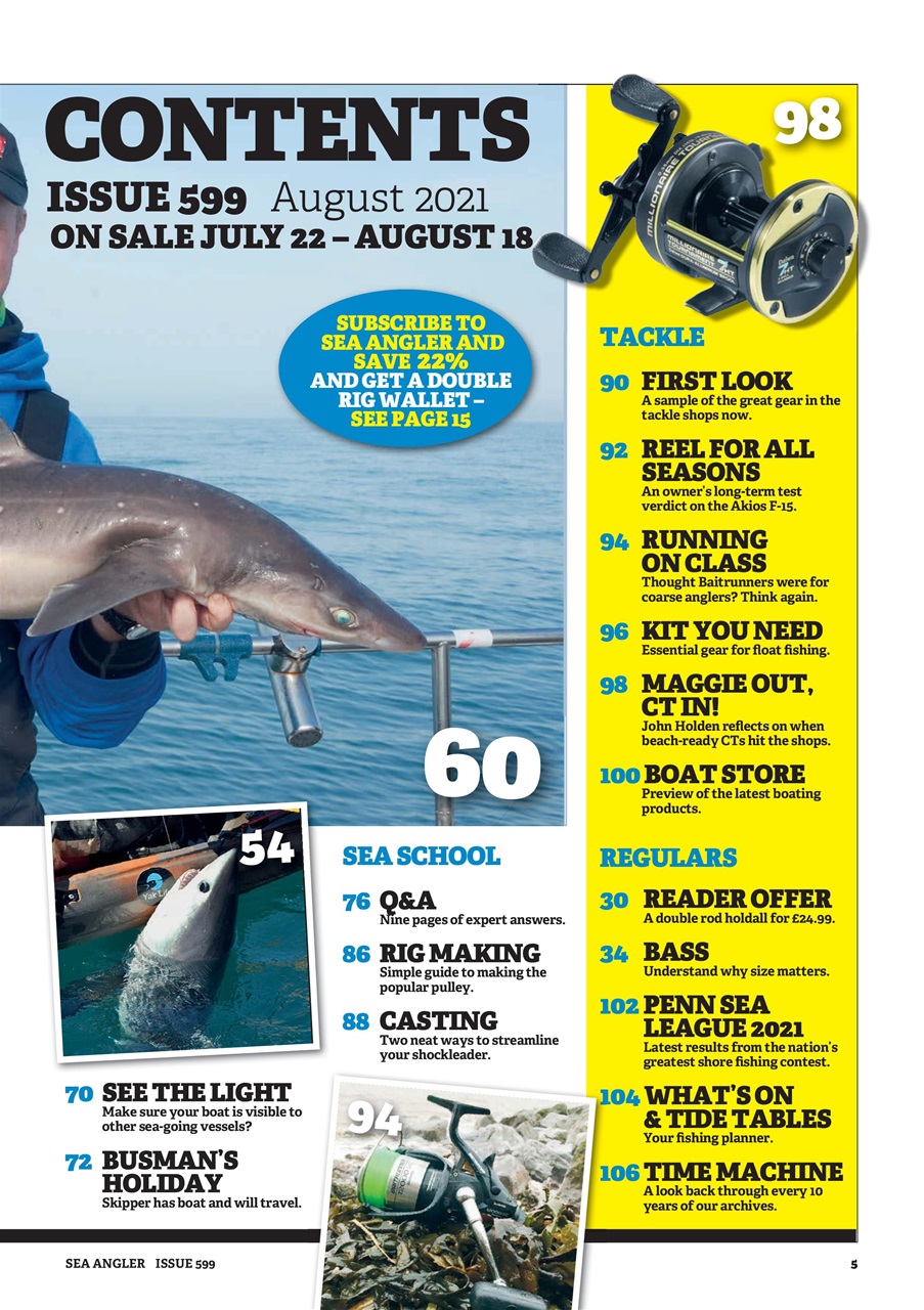 Sea Angler Preview Pages