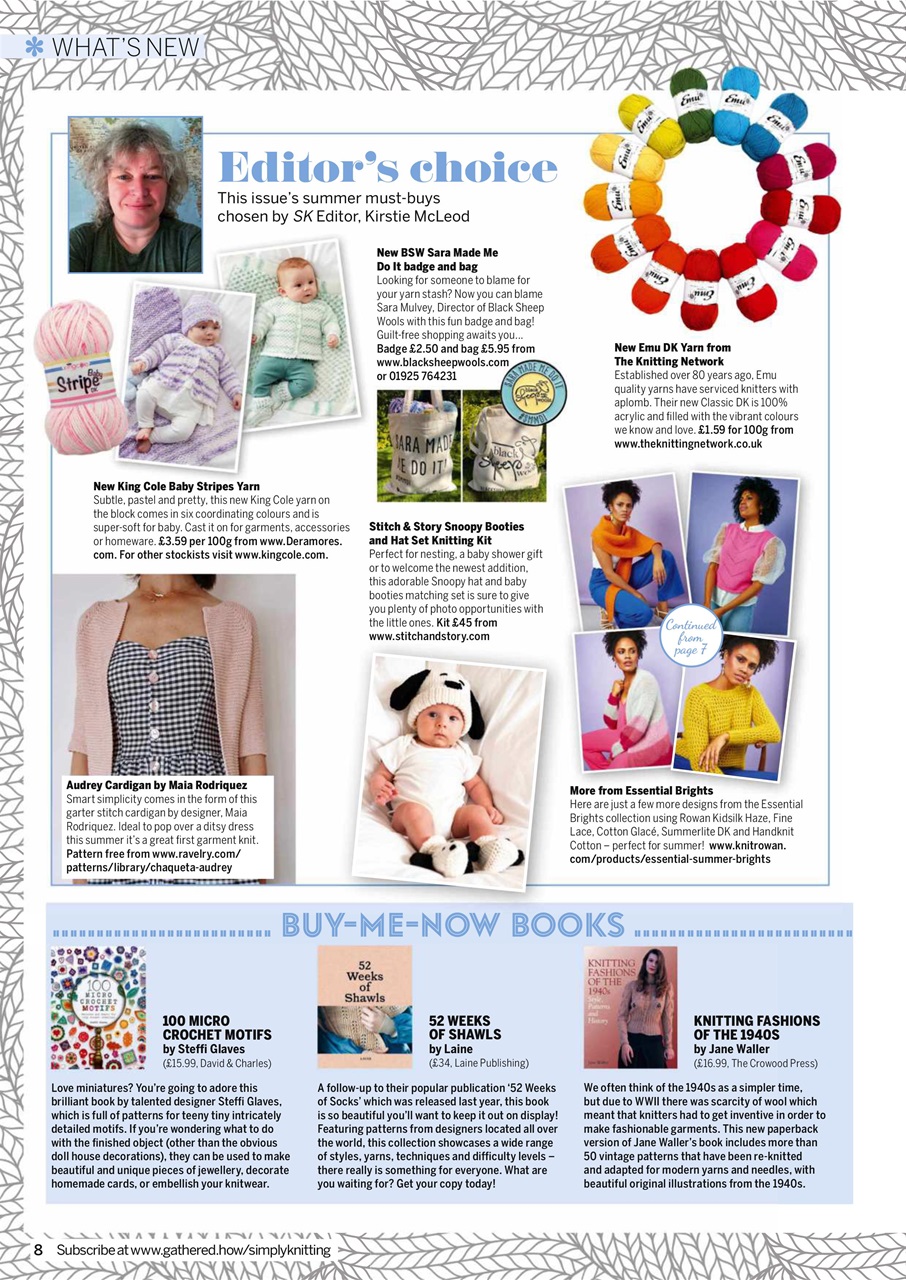 Simply Knitting Preview Pages