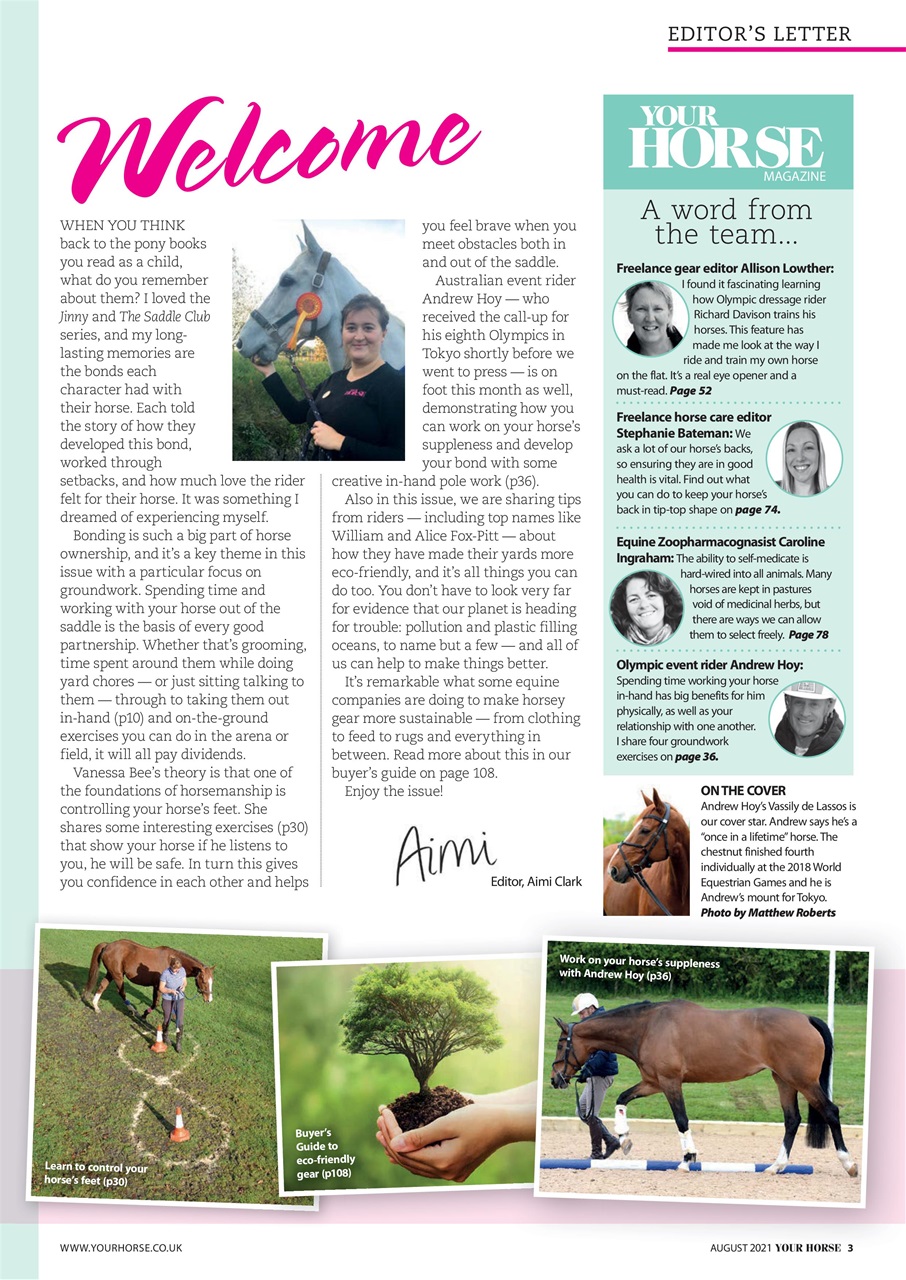 Your Horse Preview Pages