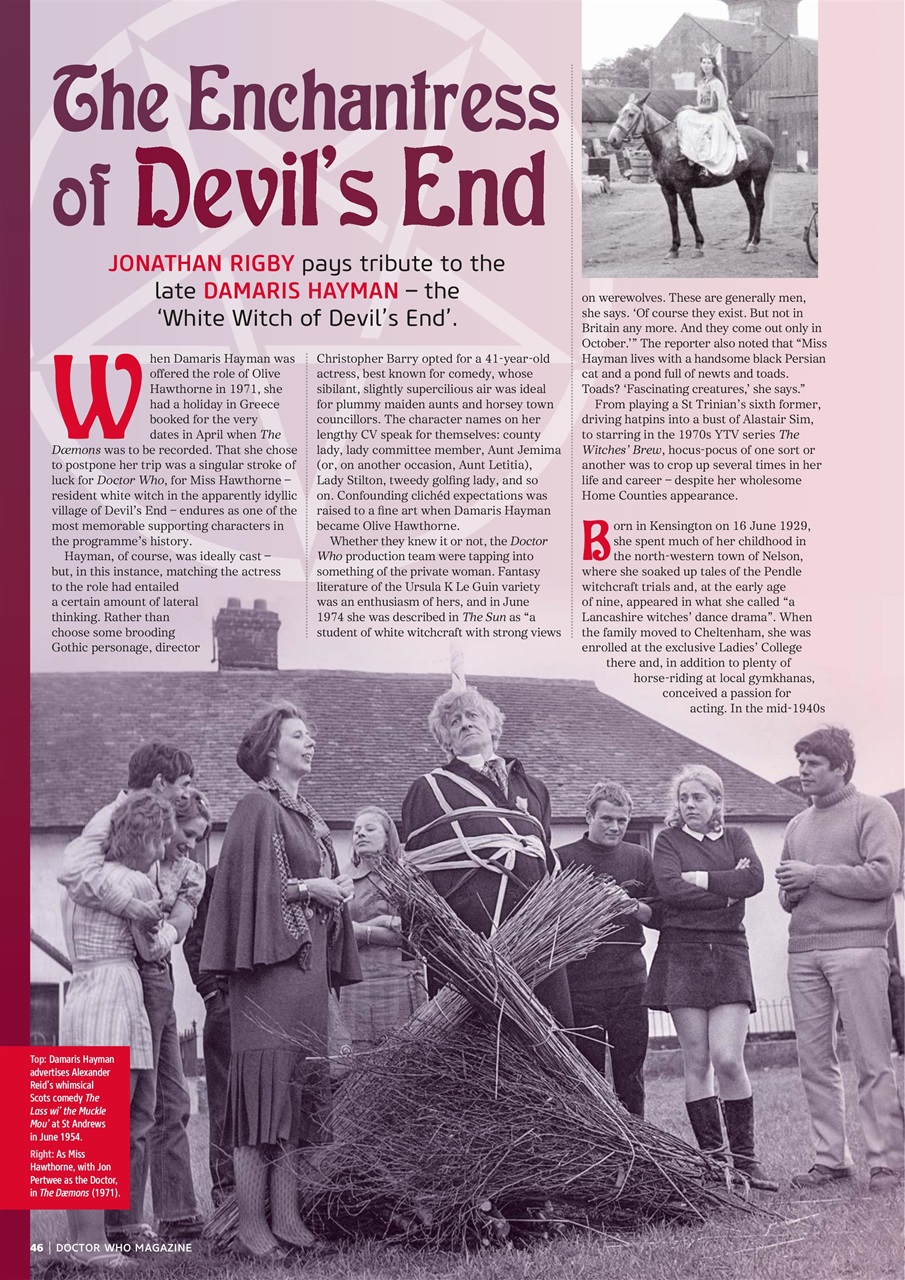 Doctor Who Magazine Preview Pages