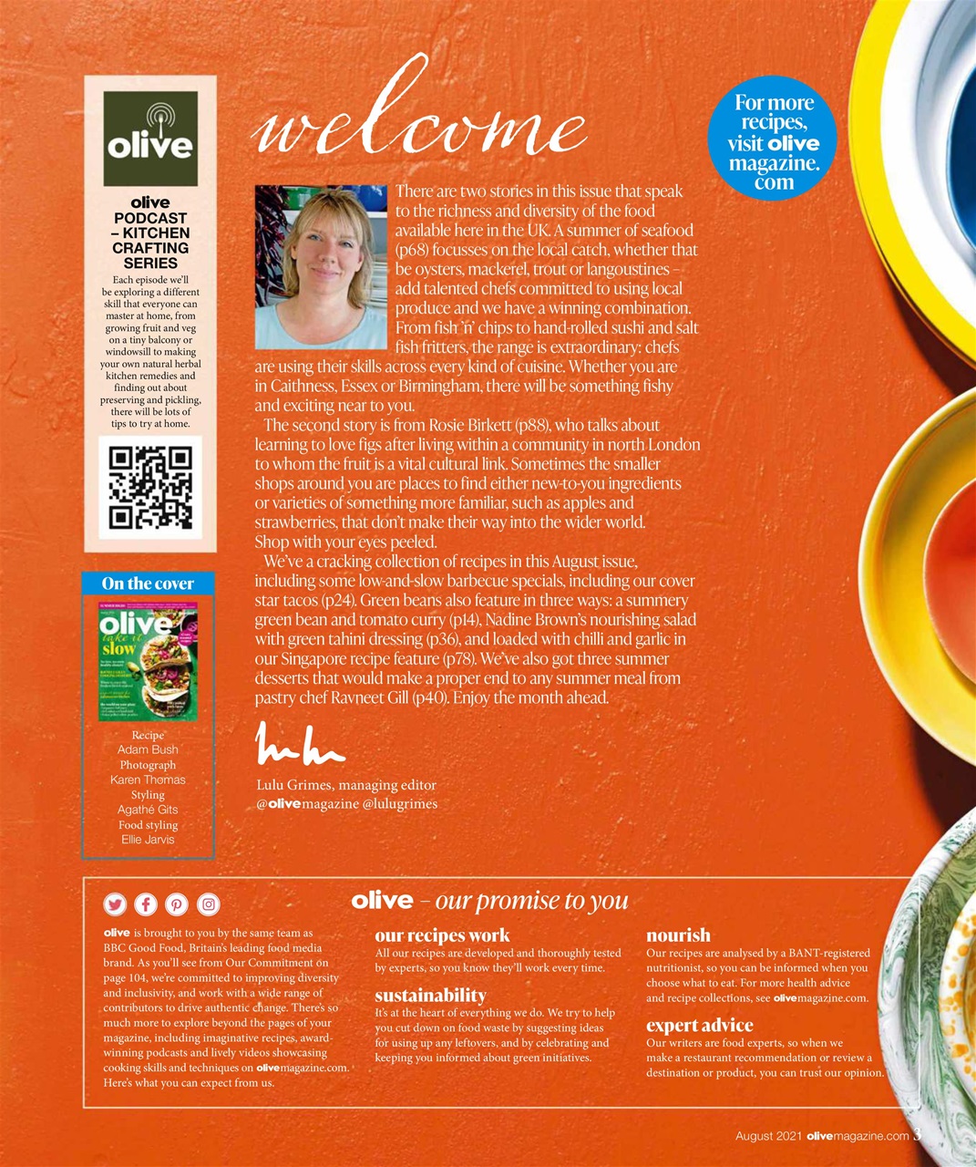 Olive Magazine Preview Pages