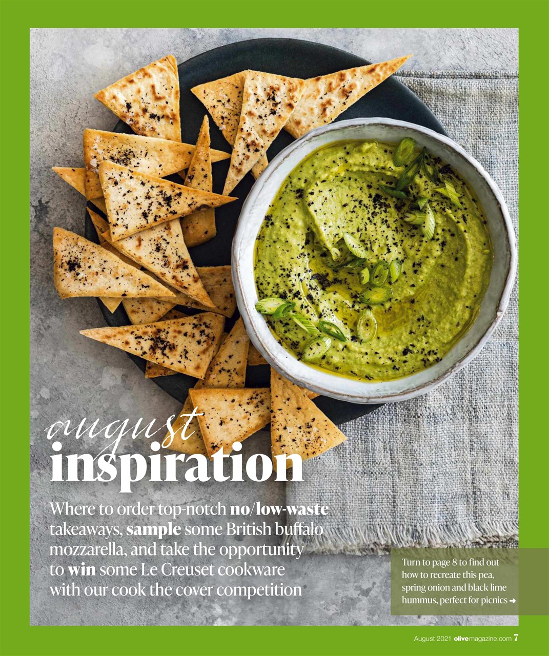 Olive Magazine Preview Pages