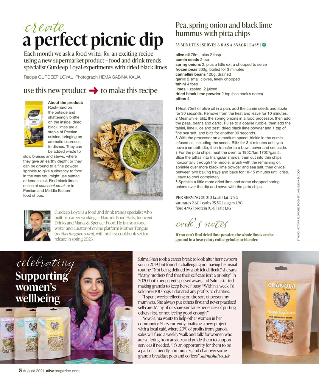 Olive Magazine Preview Pages