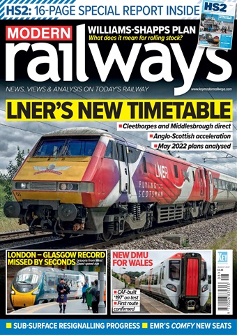 Modern Railways issue  August 2021