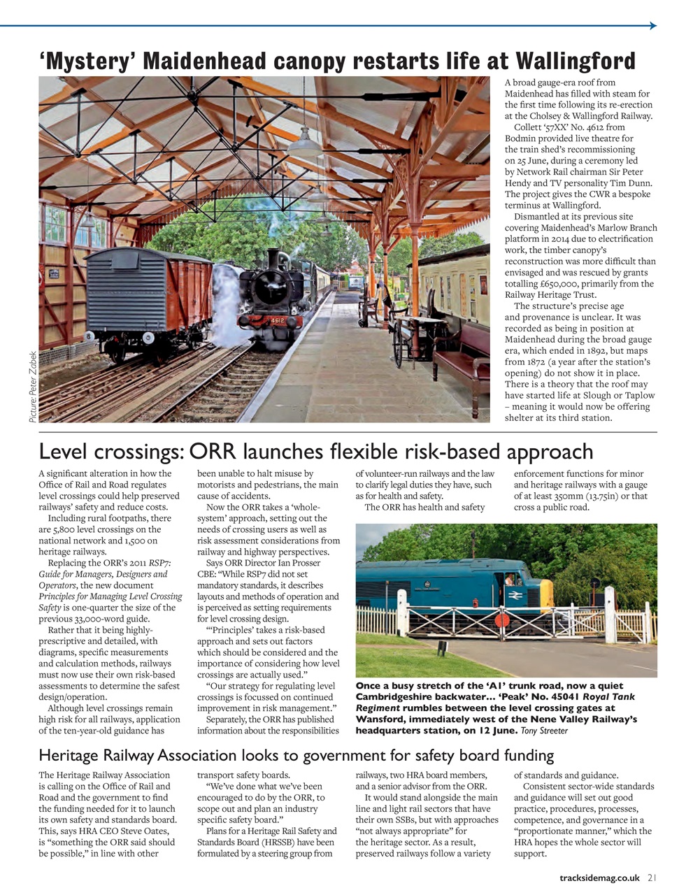 Trackside Preview Pages