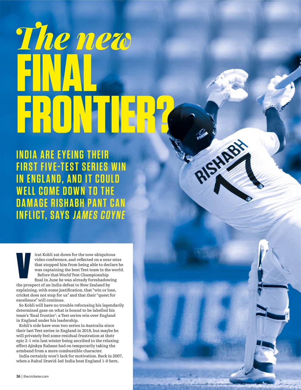 The Cricketer Magazine Preview Pages