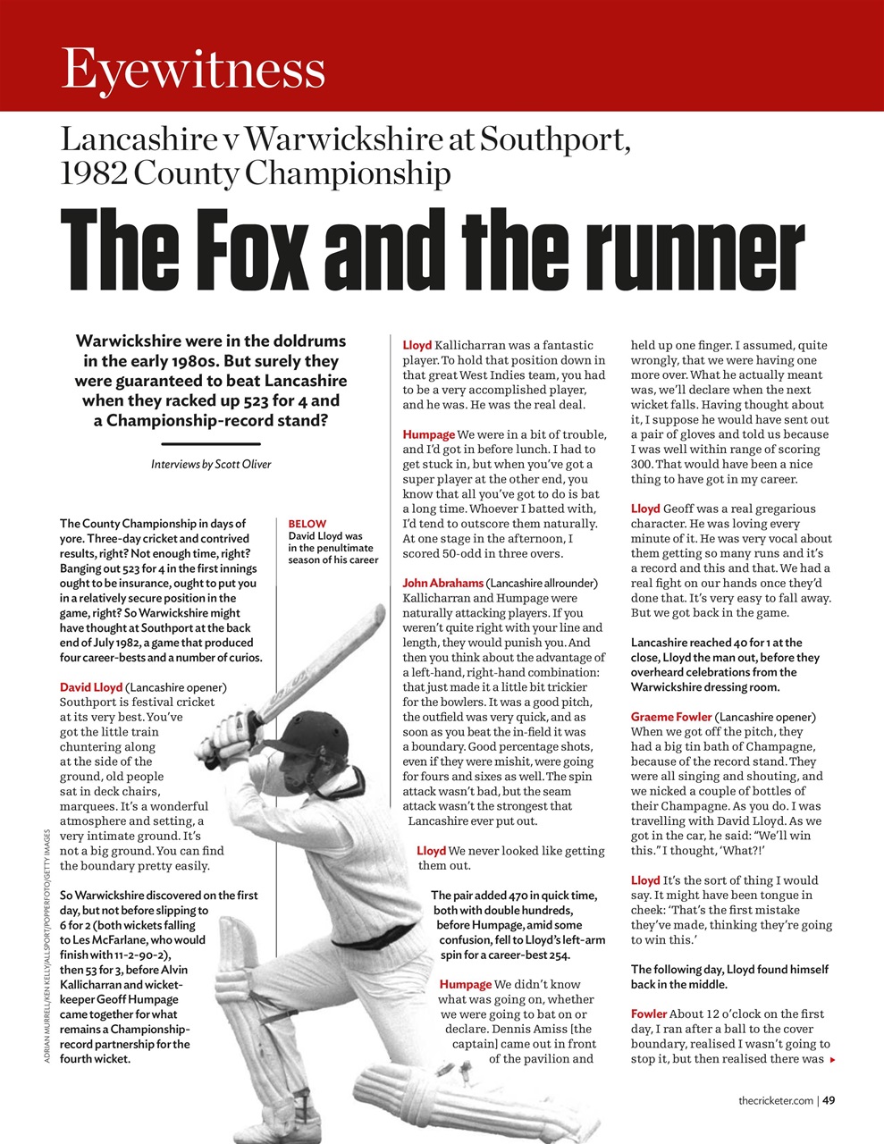 The Cricketer Magazine Preview Pages