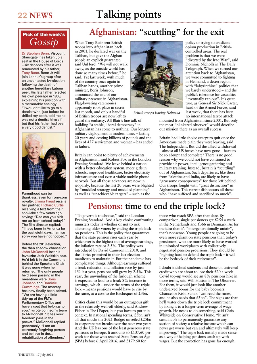 The Week Preview Pages