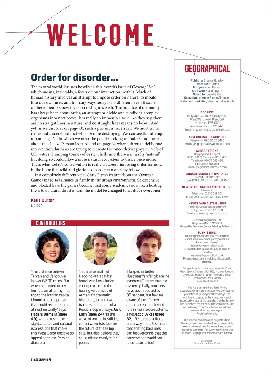 Geographical Preview Pages