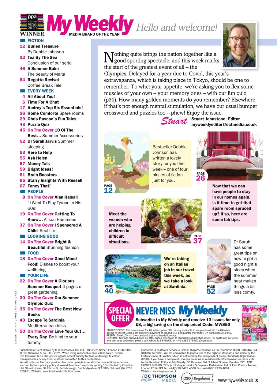 My Weekly Preview Pages