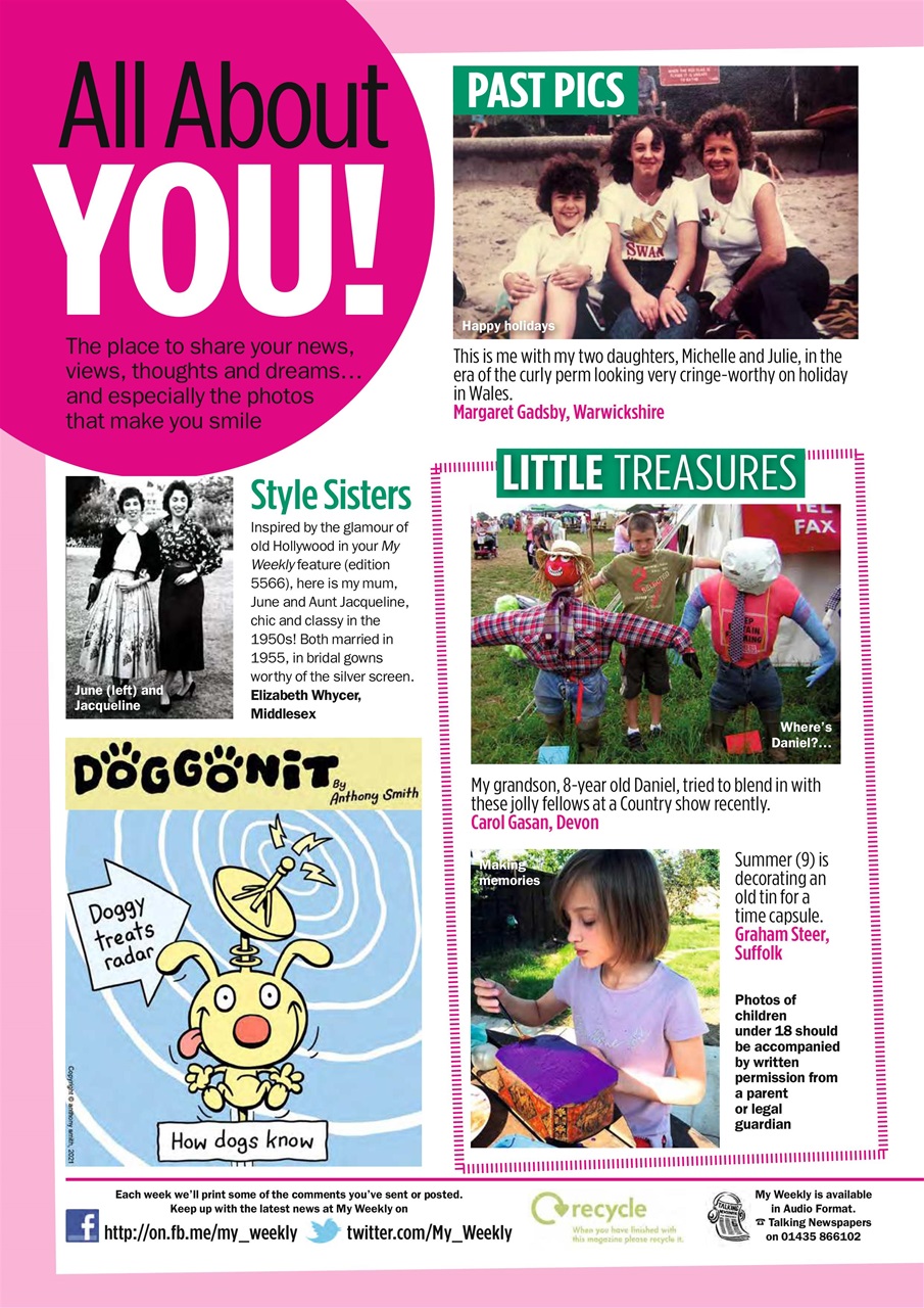 My Weekly Preview Pages