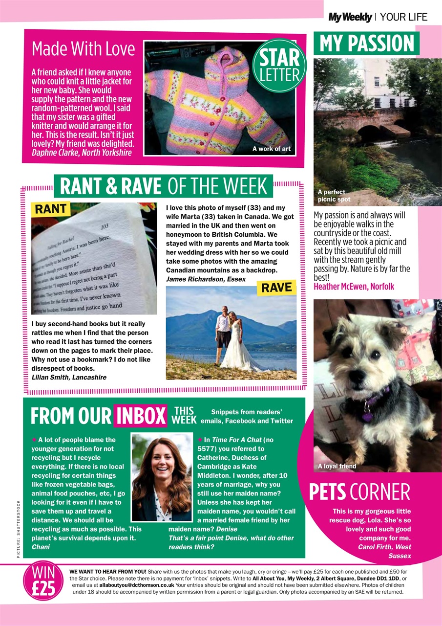 My Weekly Preview Pages