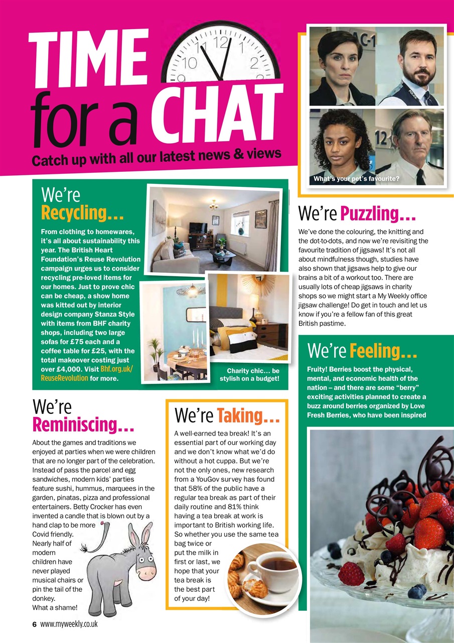 My Weekly Preview Pages