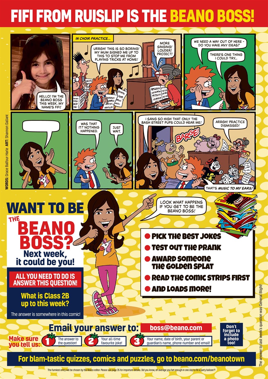 Beano Preview Pages
