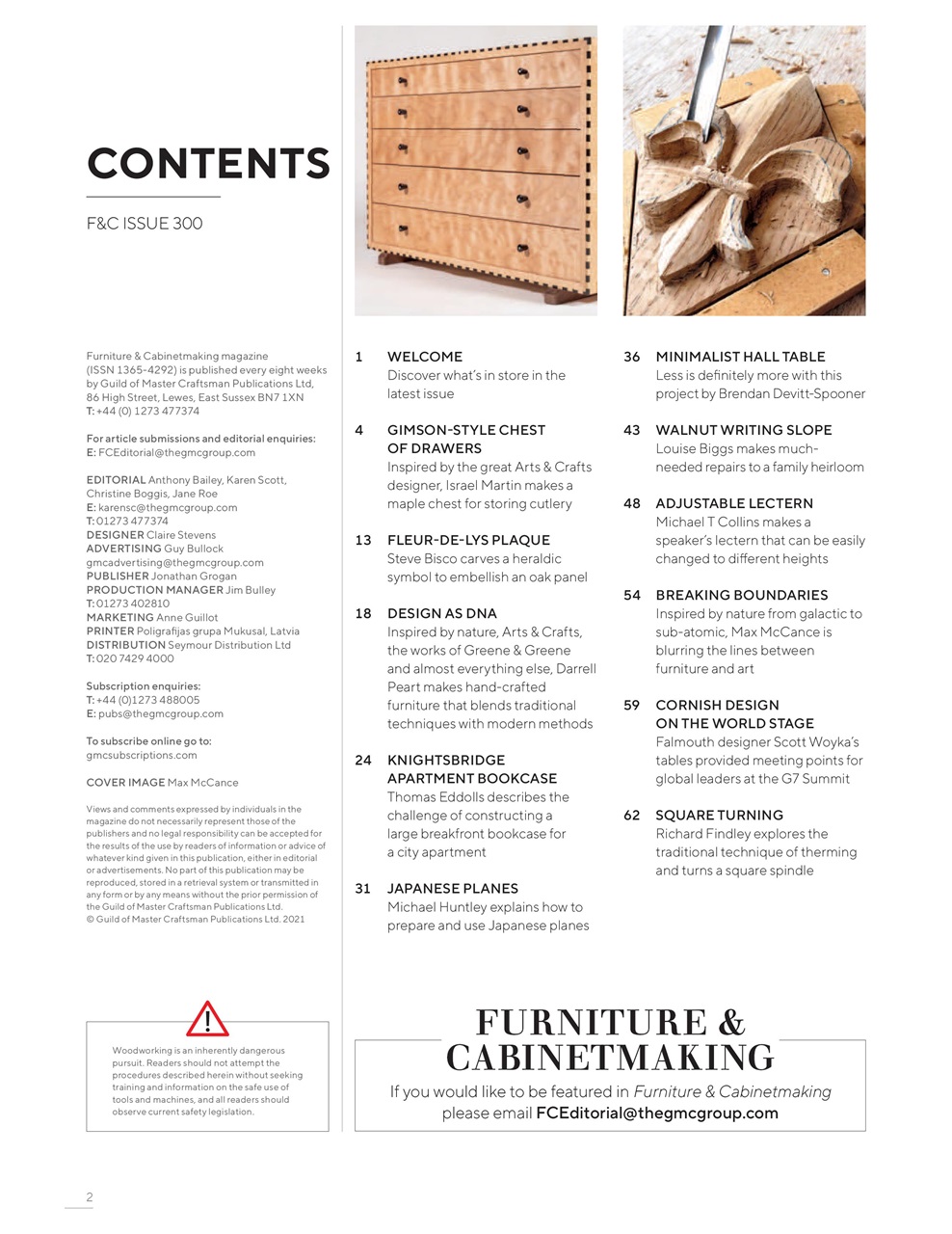 Furniture & Cabinetmaking Preview Pages