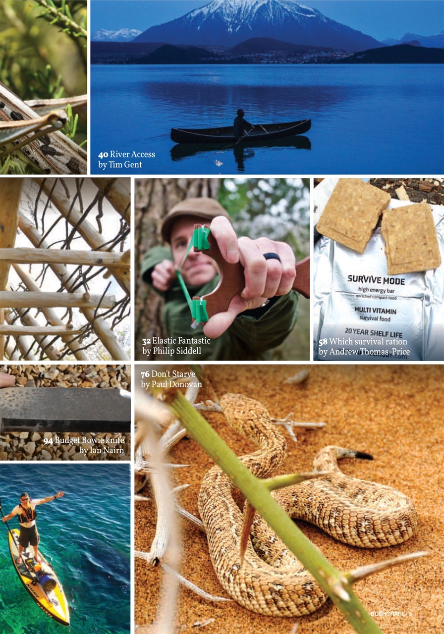 Bushcraft & Survival Skills Magazine Preview Pages