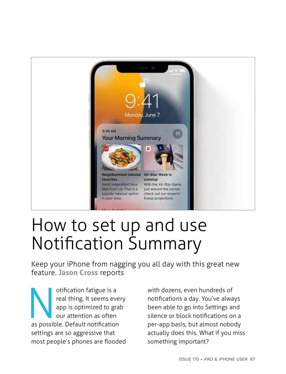 iPad and iPhone User Preview Pages